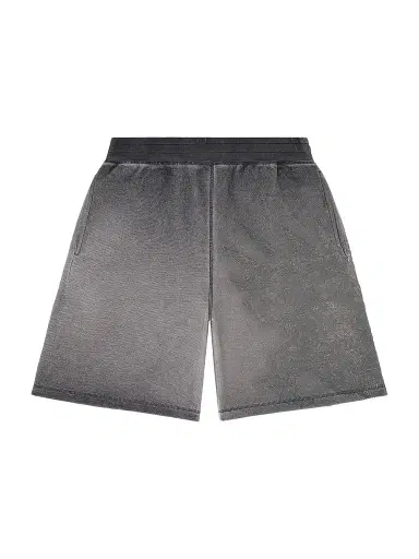 Diesel Men's Rawcrow Dévoré Fleece Shorts | Thumbnail 1 Diesel Men's Rawcrow Dévoré Fleece Shorts | Thumbnail 1