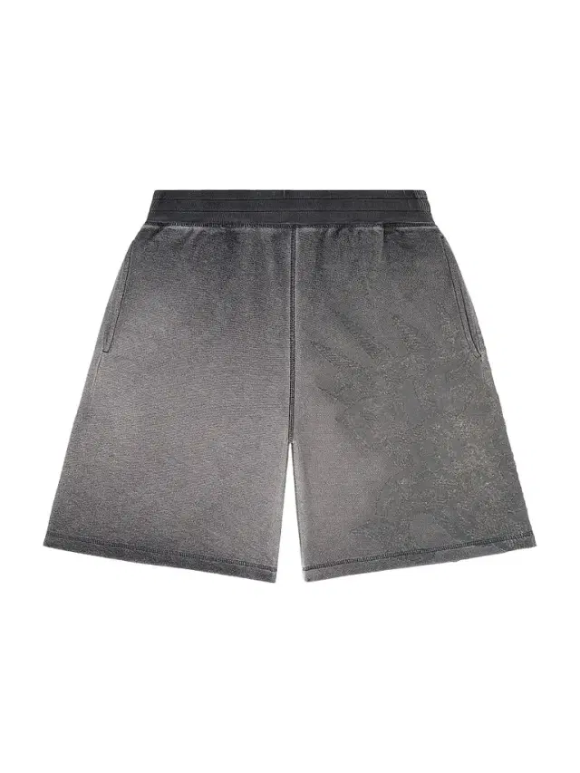 Diesel Men's Rawcrow Dévoré Fleece Shorts - Plum Purple