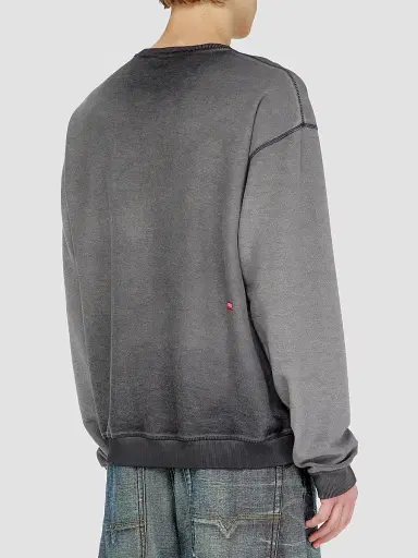 Diesel Men's Aron Raw Sweatshirt | Thumbnail 3 Diesel Men's Aron Raw Sweatshirt | Thumbnail 3