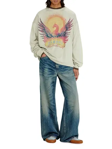 Diesel Men's Phoenix Graphic Cotton Shirt | Thumbnail 2 Diesel Men's Phoenix Graphic Cotton Shirt | Thumbnail 2