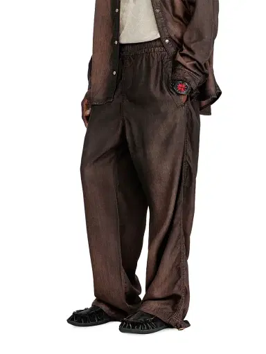 Diesel Men's Roder Fashed Relaxed Trousers - Black Denim - Size XXL | Thumbnail 5