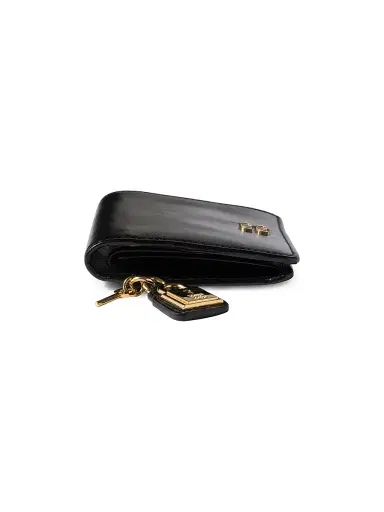 Miu Miu Women's Small Leather Wallet - Black | Thumbnail 4
