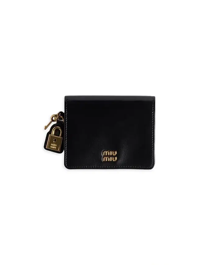 Miu Miu Women's  Leather Wallet - Black