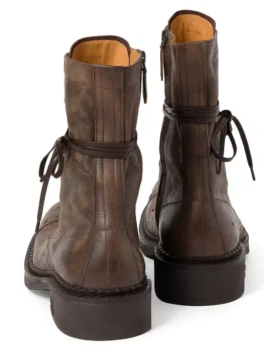 Miu Miu Women's Leather Laced Booties | Thumbnail 2 Miu Miu Women's Leather Laced Booties | Thumbnail 2