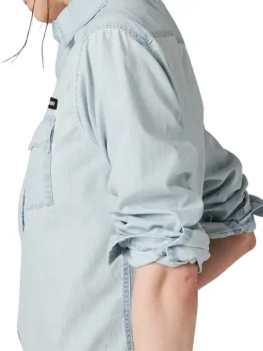 Miu Miu Women's Chambray Shirt | Thumbnail 5 Miu Miu Women's Chambray Shirt | Thumbnail 5