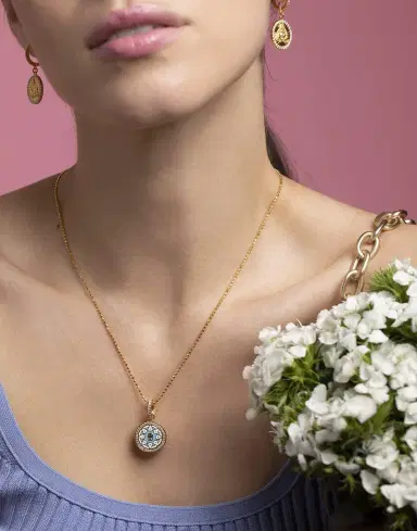 BUDDHA MAMA 20" Disco Ball Chain | Thumbnail 2
