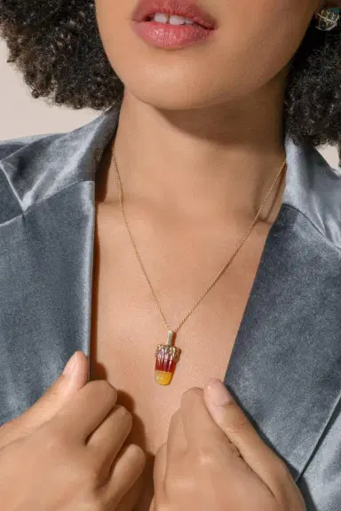 EDINA KISS Agate Mini Popsicle Necklace | Thumbnail 2