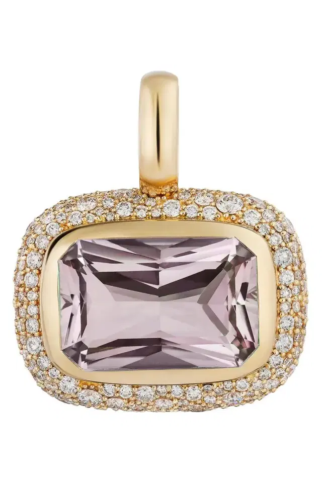 MASON & BOOKS Amethyst Jumbo Floret East West Pendant