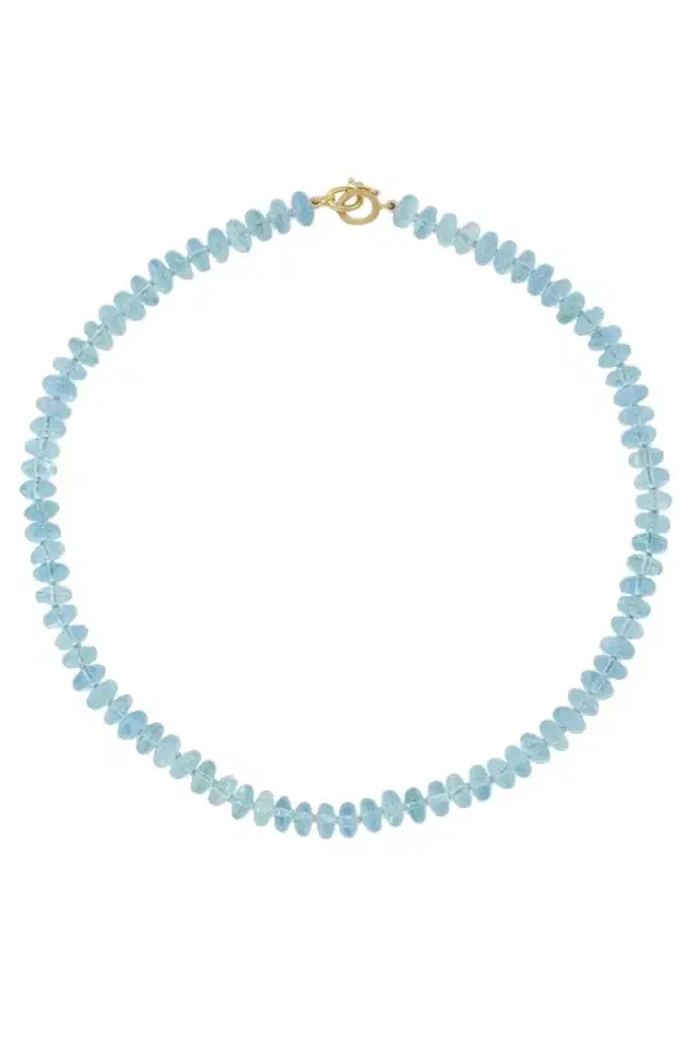 IRENE NEUWIRTH JEWELRY Aquamarine Bead Necklace