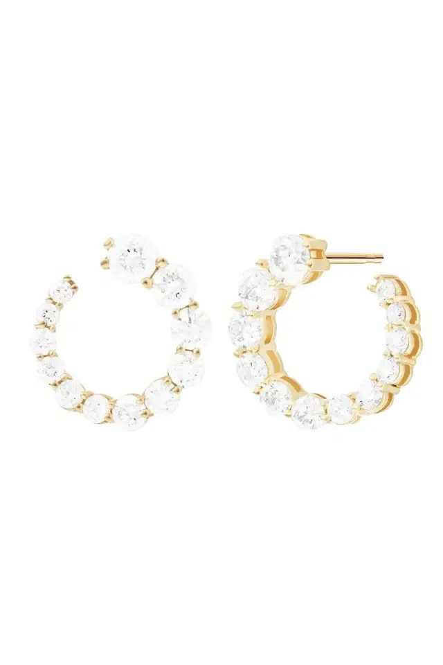 Melissa Kaye Aria Diamond Earwrap Earrings