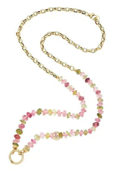 Eden Presley Beaded Tourmaline Closure Necklace | Thumbnail 4