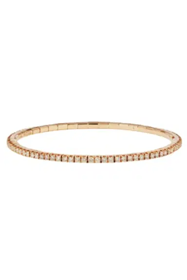 ROBERTO DEMEGLIO Brown Diamond Stretch Tennis Bracelet | Thumbnail 1