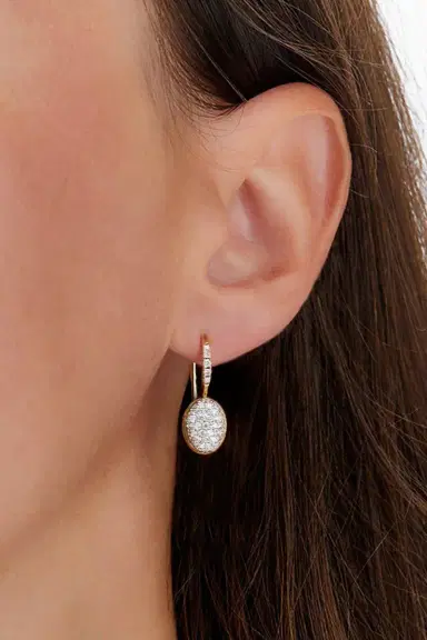 NANIS Ciliegine Small Diamond Drop Earrings | Thumbnail 2 NANIS Ciliegine Small Diamond Drop Earrings | Thumbnail 2