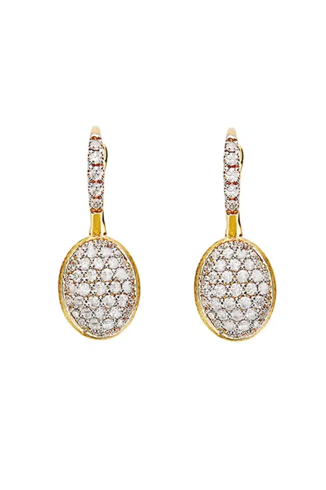 NANIS Ciliegine Small Diamond Drop Earrings