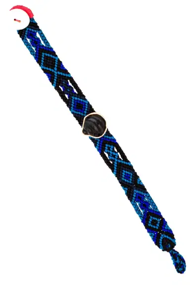 DEZSO BY SARA BELTRÁN Classic Blue Tiger Eye Chione Mexican Bracelet | Thumbnail 1 DEZSO BY SARA BELTRÁN Classic Blue Tiger Eye Chione Mexican Bracelet | Thumbnail 1