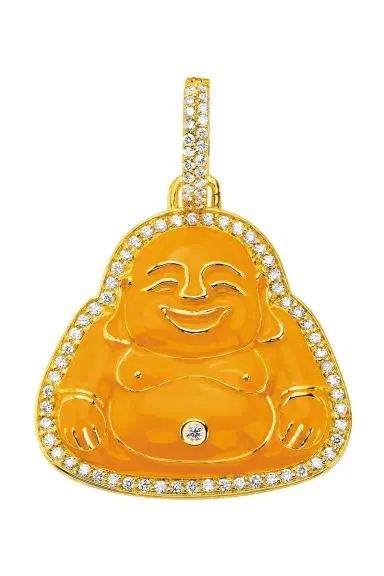 BUDDHA MAMA Diamond Clementine Happy Budhha Pendant | Thumbnail 1