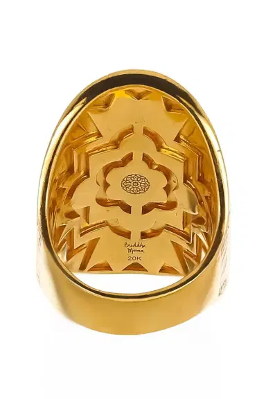 BUDDHA MAMA Diamond Clementine Mandala Wrap Ring | Thumbnail 6