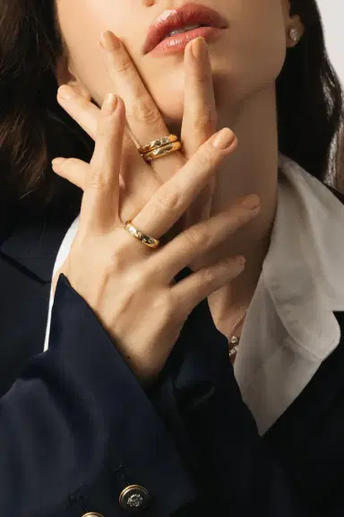 KWIAT Diamond Cobblestone Wide Band Ring | Thumbnail 3