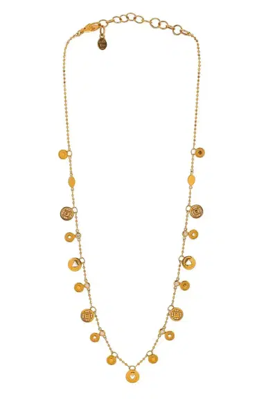 BUDDHA MAMA Diamond Coin Necklace | Thumbnail 1