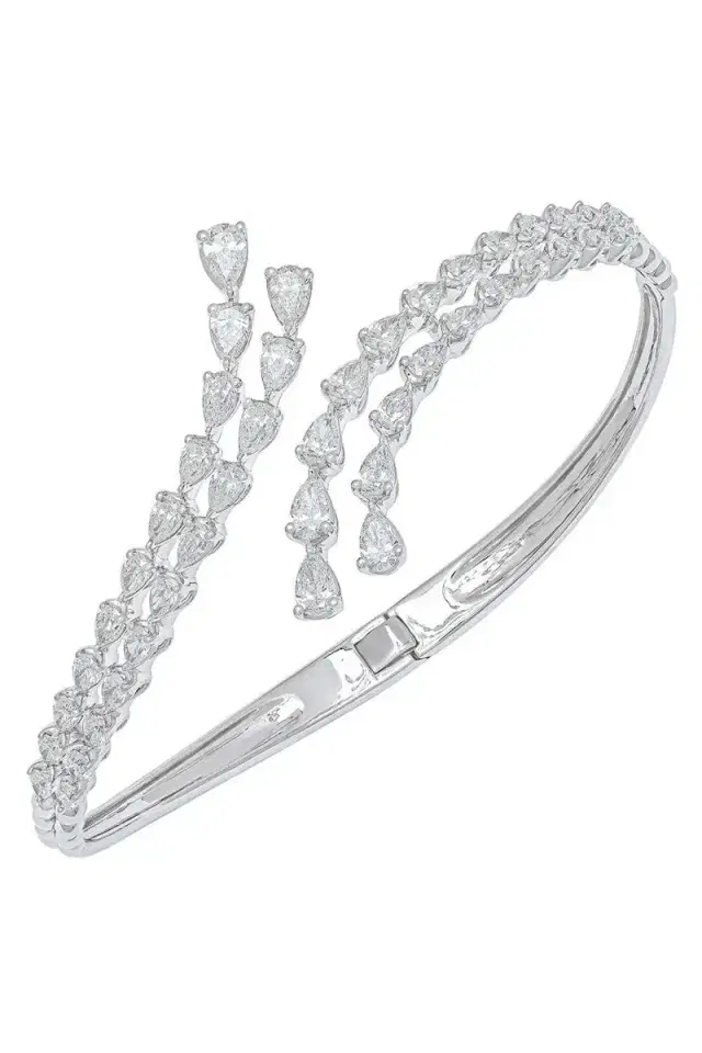 ARZANO Diamond Open Wrap Bracelet