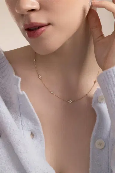 KWIAT Diamond Quad String Necklace | Thumbnail 4