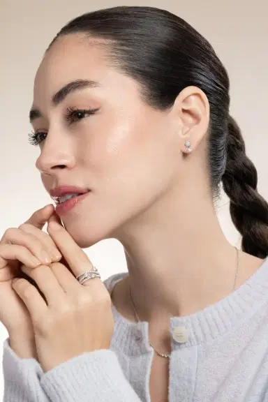 KWIAT Diamond Small Star Set Starry Night Earrings | Thumbnail 2