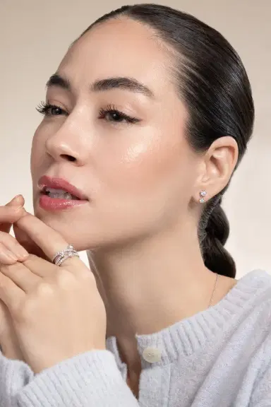 KWIAT Diamond Small Star Set Starry Night Earrings | Thumbnail 3
