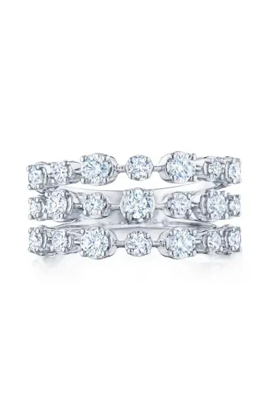 KWIAT Diamond Three Row Starry Night Ring | Thumbnail 1