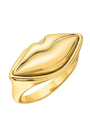 EDINA KISS Gold Lip Ring | Thumbnail 5 EDINA KISS Gold Lip Ring | Thumbnail 5