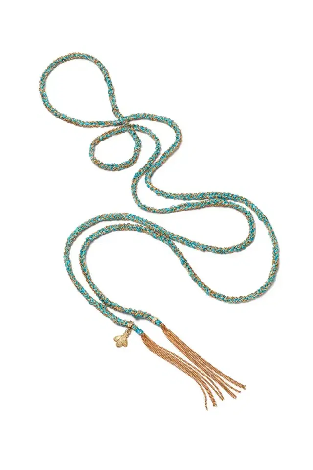 Carolina Bucci Lucky Sprezzatura Bee Charm Necklace