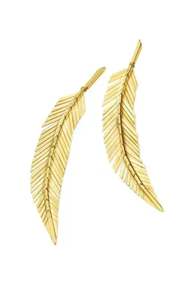 CADAR Medium Feather Drop Earrings | Thumbnail 6 CADAR Medium Feather Drop Earrings | Thumbnail 6