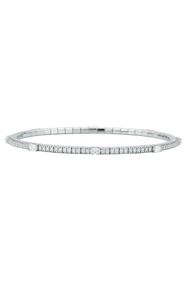 ROBERTO DEMEGLIO Multishaped Diamond Extensible Tennis Bracelet