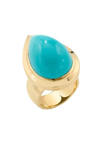 Robinson Pelham Pearshape Turquoise Ring | Thumbnail 6 Robinson Pelham Pearshape Turquoise Ring | Thumbnail 6