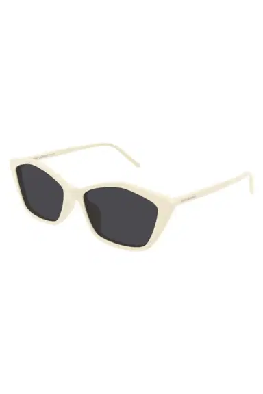 Saint Laurent Rectangle Sunglasses - Ivory Black | Thumbnail 3 Saint Laurent Rectangle Sunglasses - Ivory Black | Thumbnail 3