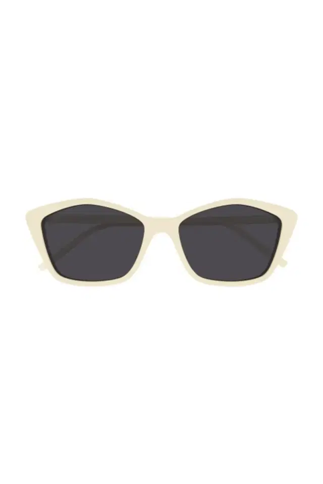 Saint Laurent Rectangle Sunglasses - Ivory Black