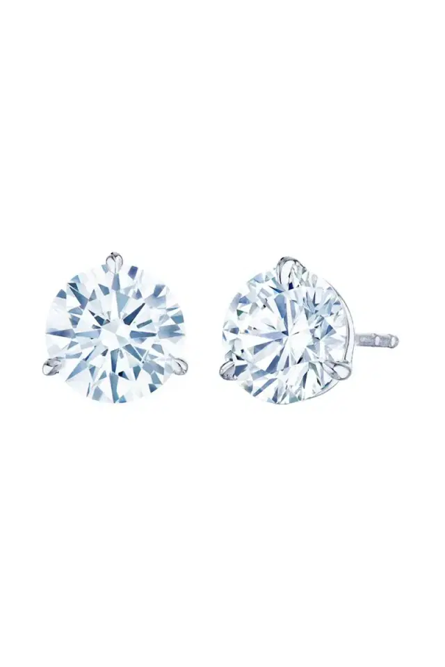 KWIAT Round Diamond Stud Earrings - 5ct
