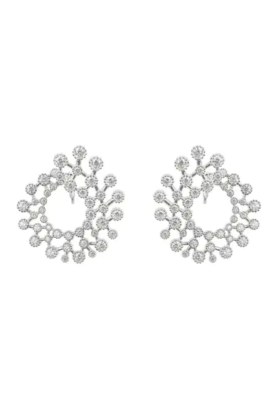 Zydo Round Diamond Wrap Earrings | Thumbnail 1 Zydo Round Diamond Wrap Earrings | Thumbnail 1
