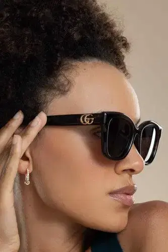 Gucci Round Square Logo Sunglasses | Thumbnail 4 Gucci Round Square Logo Sunglasses | Thumbnail 4