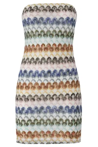 Missoni Short Knit Dress - Multicolor Light | Thumbnail 1 Missoni Short Knit Dress - Multicolor Light | Thumbnail 1