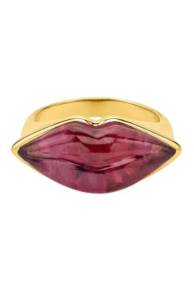 EDINA KISS Tourmaline Lip Ring | Thumbnail 1