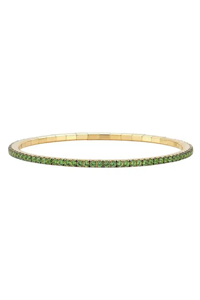 ROBERTO DEMEGLIO Tsavorite Stretch Tennis Bracelet