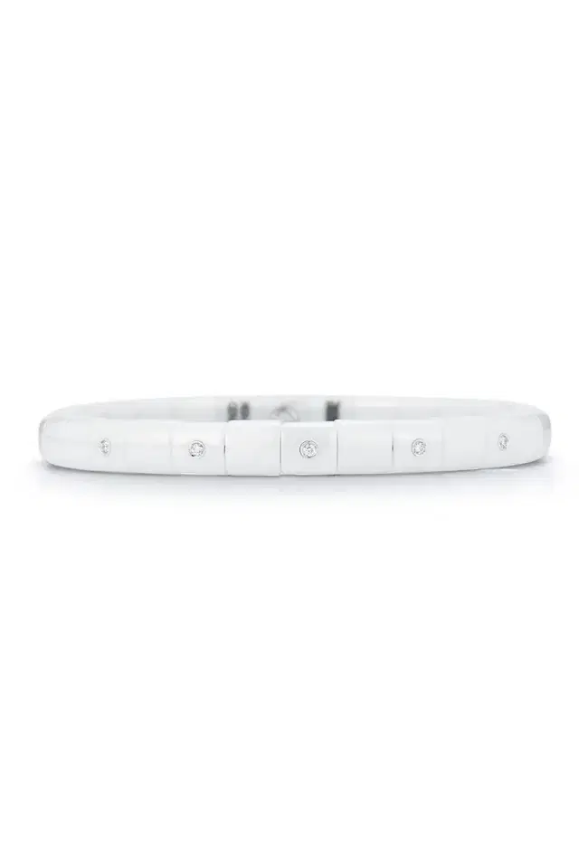 ROBERTO DEMEGLIO White Ceramic Pura Bracelet