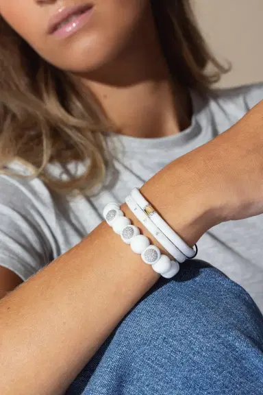 ROBERTO DEMEGLIO White Ceramic Section Pura Bracelet | Thumbnail 2 ROBERTO DEMEGLIO White Ceramic Section Pura Bracelet | Thumbnail 2