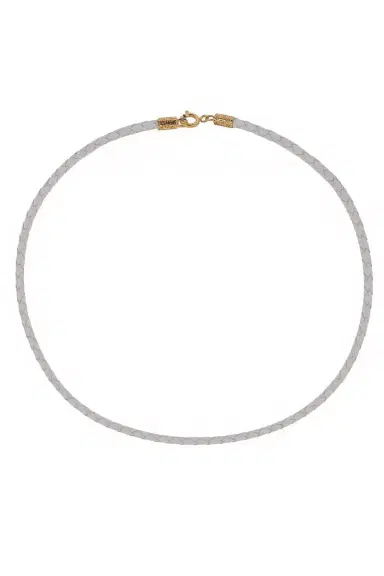 BUDDHA MAMA White Faux Leather Cord | Thumbnail 1 BUDDHA MAMA White Faux Leather Cord | Thumbnail 1
