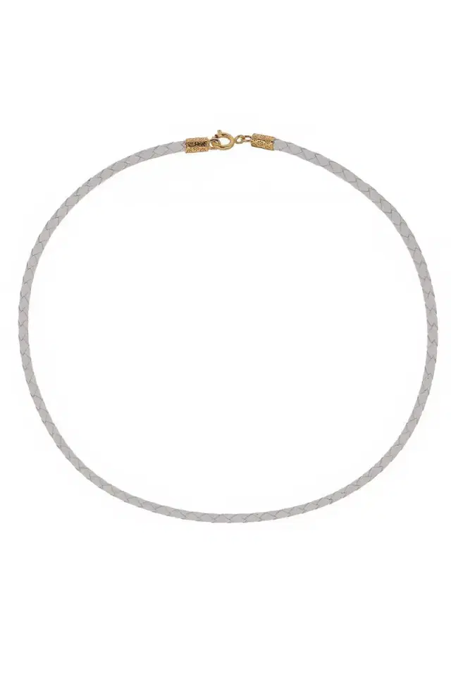 BUDDHA MAMA White Faux Leather Cord