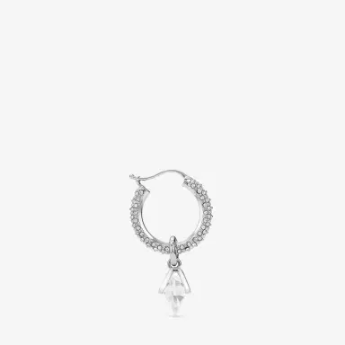 Jimmy Choo Heart Hoops Earrings | Thumbnail 6