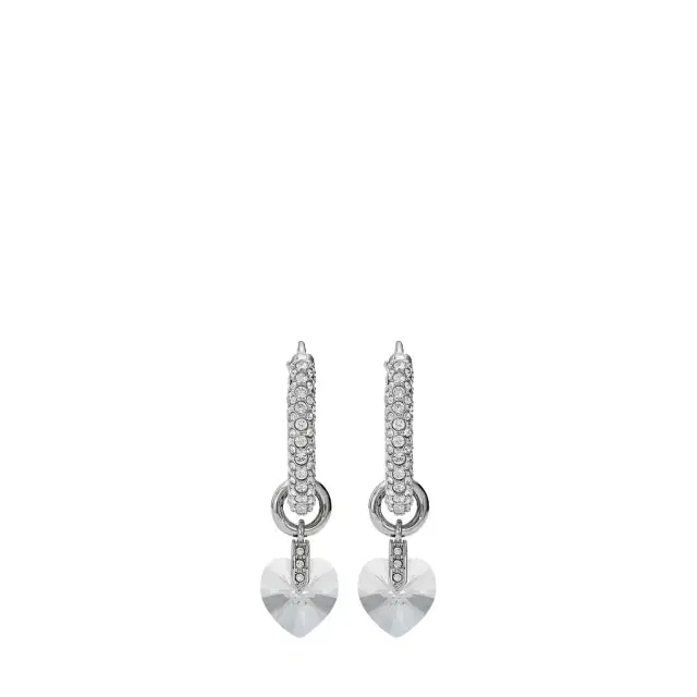 Jimmy Choo Heart Hoops Earrings