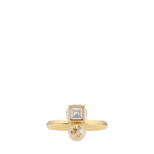 Jimmy Choo Jc Pearl Cube Ring
