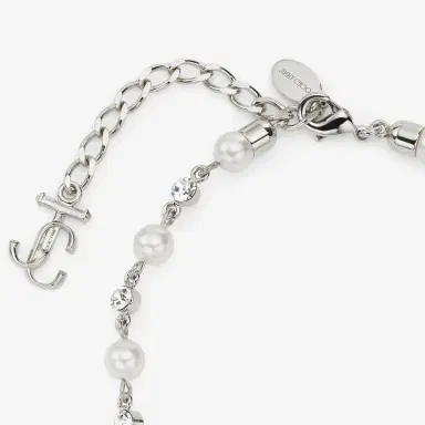 Jimmy Choo Pearl Crystal Anklet | Thumbnail 3 Jimmy Choo Pearl Crystal Anklet | Thumbnail 3