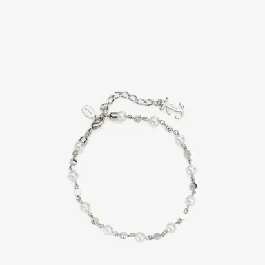 Jimmy Choo Pearl Crystal Anklet | Thumbnail 6 Jimmy Choo Pearl Crystal Anklet | Thumbnail 6